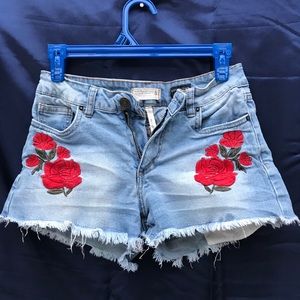 Cute jean shorts!